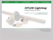 Tablet Screenshot of hpledlighting.com